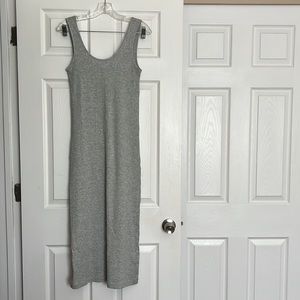 H&M Gray Midi Dress XS